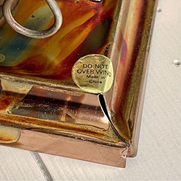 Berkeley Designs Vintage Metal Seesaw Musical Box Plays “IT’S A SMALL WORLD” - Picture 4 of 16